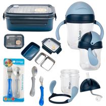 Marmita Bento Box Infantil Leão com Tampa Clingo