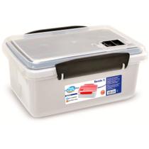 Marmita C/ Trava E Valvula 1 Litro Microondas Freezer - Usual Utilidades