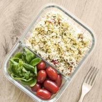 Marmita com Divisória p/ Airfryer Microondas Forno 1010ML-7UNI