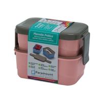 Marmita Com Divisória Talher Pratica Pequeno Refeições Reutilizável Pote Lancheira Fit