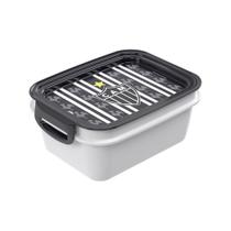 Marmita de Plastico Com Trava e Compartimento 850ml - Atlético Mineiro Galo E Cruzeiro - Produto Of