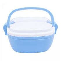 Marmita de Plástico Hermética Azul Marmita de Plástico Hermética Azul