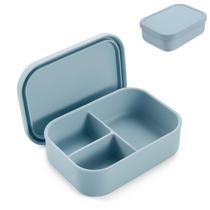 Marmita de Silicone PandaEar com 3 Compartimentos à Prova de Vazamentos Marmita de Silicone PandaEar com 3 Compartimentos à Prova de Vazamentos