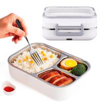 Marmita Elétrica Bivolt 110V 220V e 12V com Repartições Removíveis e Fácil Limpeza - Mek moto