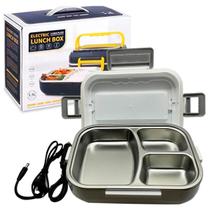 Marmita Elétrica Bivolt Inox Almoço Portátil