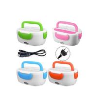 Marmita Elétrica Casa Portátil Automática Térmica Lunch Box com Divisórias 110v