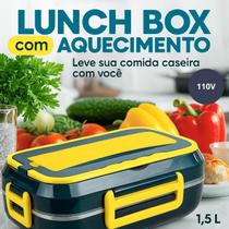 Marmita Elétrica Inox 12V/110V Carro, Casa e Caminhão Marmita Elétrica Inox 12V/110V Carro, Casa e Caminhão