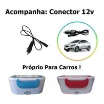 Marmita Elétrica Lancheira Portátil 12V Bivolt Uber caminhão Recipiente Para Alimento Marmita Elétrica Lancheira Portátil 12V Bivolt Uber caminhão Recipiente Para Alimento