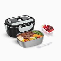 Marmita Elétrica Portátil Bivolt - Aquecimento Rápido -PRETO - ZJWMEP