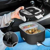 Marmita Elétrica Portátil Bivolt - PRETO.