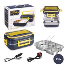 Marmita Elétrica Térmica 12V Bivolt Para Casa e Carro Marmita Elétrica Térmica 12V Bivolt Para Casa e Carro