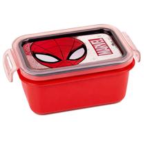 Marmita Hermética Homem-Aranha Pote Infantil 850ml Marvel Com Trava E Divisória BPA Free Marmita Hermética Homem-Aranha Pote Infantil 850ml Marvel Com Trava E Divisória BPA Free