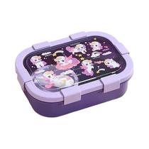 Marmita Infantil De Grande Capacidade Com Tigela Para Sopa E Colher, Caixa De Almoço Plástica Para