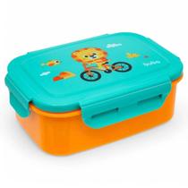 Marmita Infantil Lancheira Térmica Inox 600ml Leão Buba