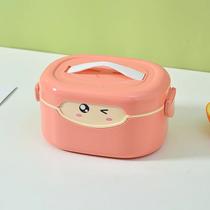 Marmita Lancheira Camada Dupla Infantil Lunch Box Emoji