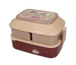 Marmita Lancheira Infantil 3 Compartimentos Com Talher FH9-085 Marmita Lancheira Infantil 3 Compartimentos Com Talher FH9-085