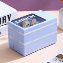 Marmita - Lancheira - Lunch Box Modelo Japonês Bentô - AZUL - 900ml Marmita - Lancheira - Lunch Box Modelo Japonês Bentô - AZUL - 900ml