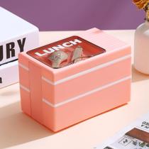 Marmita - Lancheira - Lunch Box Modelo Japonês Bentô - ROSA - 900ml Marmita - Lancheira - Lunch Box Modelo Japonês Bentô - ROSA - 900ml