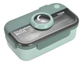 Marmita Lunch Box com divisória e talheres Marmita Lunch Box com divisória e talheres