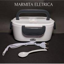 Marmita Marmitex Elétrica 110 Volts Luz Cor Branca e Preta Escritório Refeição