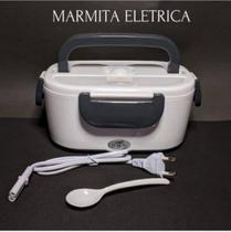Marmita Marmitex Elétrica 110 Volts Luz Cor Branca E Preta - Topchef