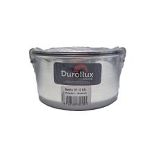 Marmita Operária 12 - Durollux - 0.6L - Cilíndrica - Acabamento Prateado Fosco