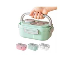 Marmita Pote Divisória 1050ml Hermetico Porta Molho Talher