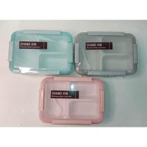 Marmita Pote Lunch Box Com Divisória e Trava de Segurança JX-63009 Saara Online