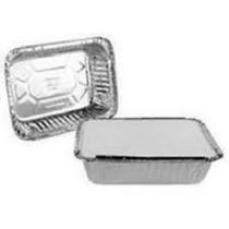 Marmita quentinha de alumínio com tampa 250ml ***caixa com 100 unidades***