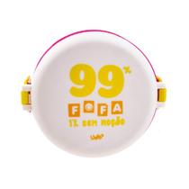 Marmita redonda 2 compartimentos mini frases 99% fofa uatt