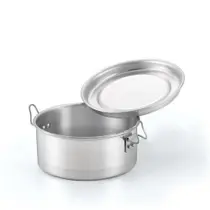 Marmita Redonda de Alumínio Nº14 - Polido - mz