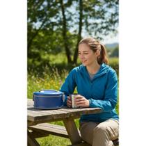 Marmita Térmica 1,5L Azul C/ Divisória: Comida Quente Marmita Térmica 1,5L Azul C/ Divisória: Comida Quente