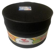 Marmita Térmica Alumínio Isopor TNT Redonda Preta Grande Marmita Térmica Alumínio Isopor TNT Redonda Preta Grande