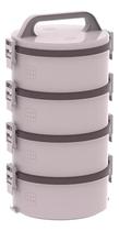 Marmita Termica Com e Sem Divisoria Kit 4 Peças 1,5L Alça Trava Soprano Marmita Termica Com e Sem Divisoria Kit 4 Peças 1,5L Alça Trava Soprano