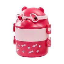 Marmita Térmica De Aço Inoxidável Com Colher, Jarro Térmico Para Armazenamento De Alimentos