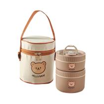 Marmita Térmica De Aço Inoxidável De Grande Capacidade Para Estudantes, Recipiente De Alimentos