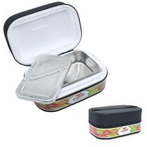 Marmita Térmica De Alumínio Retangular Grande Capa Com Alça Marmita Térmica De Alumínio Retangular Grande Capa Com Alça