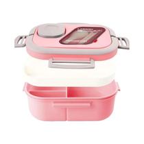 Marmita Térmica Dupla Camada Para Adultos, Caixa Bento Oval Europeia Para Conservação De Alimentos