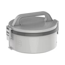 Marmita Térmica Grande Alça 1,5L Sem Divisão Tekcor Soprano - Cinza Marmita Térmica Grande Alça 1,5L Sem Divisão Tekcor Soprano - Cinza