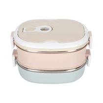 Marmita Térmica Infantil De Aço Inoxidável Portátil Para Escola E Trabalho