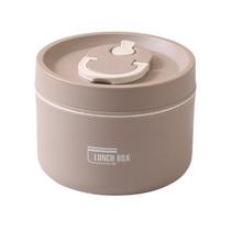 Marmita Térmica Redonda Com Alça Viagem Alimentos 620Ml Marmita Térmica Redonda Com Alça Viagem Alimentos 620Ml