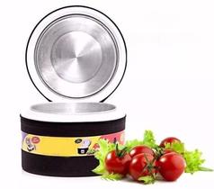 Marmita Térmica Redonda Grande Revestida Com Zíper Alumínio Marmita Térmica Redonda Grande Revestida Com Zíper Alumínio