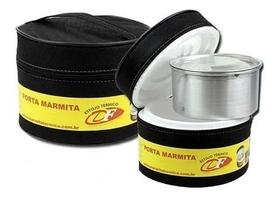 Marmita Térmica Redonda N14 Média Revestida Com Zíper