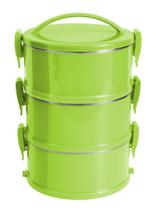 Marmita termoprática verde citra conjunto 3 unidades