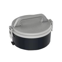 Marmita Termoprato Termica Com Alça e Tampa Simples 1,5 Litros Preto Soprano