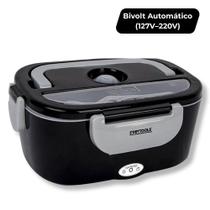Marmiteira Marmita Elétrica Térmica de Alimento Bivolt Preta 1,5 Litro Aquecimento Rápido Portátil Marmiteira Marmita Elétrica Térmica de Alimento Bivolt Preta 1,5 Litro Aquecimento Rápido Portátil