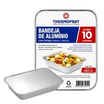 Marmitex Aluminio 1000ml Com 10 Unidades Thermoprat Marmitex Aluminio 1000ml Com 10 Unidades Thermoprat