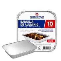 Marmitex Aluminio 1150 ml Com 10 Unidades Thermoprat Marmitex Aluminio 1150 ml Com 10 Unidades Thermoprat