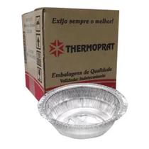 Marmitex aluminio n5 fechamento manual 350ml c/100 thermoprat Marmitex aluminio n5 fechamento manual 350ml c/100 thermoprat