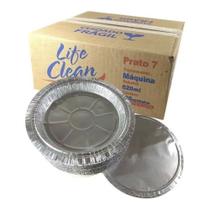 Marmitex aluminio n7 fechamento maquina c/100 life clean